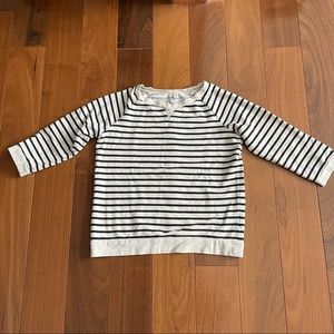 Vintage Esprit De Corp Striped Terry Sweatshirt